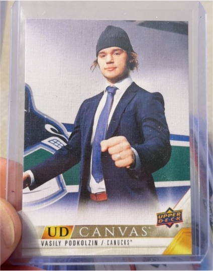 2022-23 Upper Deck UD Canvas #C82 Vasily Podkolzin — front