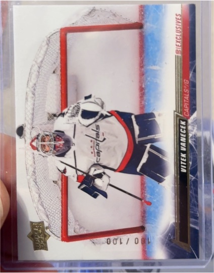 2022-23 Upper Deck Series 1 #192 Vitek Vanecek Washington Capitals — front