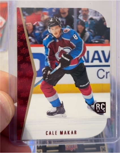 2019-20 Upper Deck Rookie Tribute Die-Cuts #1 Cale Makar — front