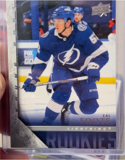 2020-21 Upper Deck Extended Series #T-85 Cal Foote — front