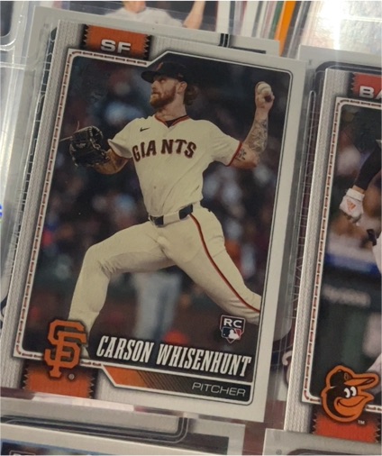 2026 Topps #184 Carson Whisenhunt — front