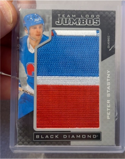 2010-11 Upper Deck Black Diamond Team Logo Jumbos #TLAS-PS Peter Stastny — front