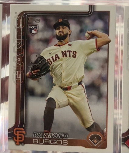 2025 Topps Update #US115 Raymond Burgos — front