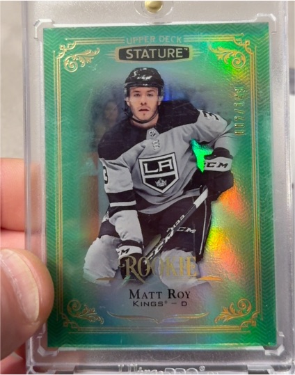 2019-20 Upper Deck Stature #160 Matt Roy — front
