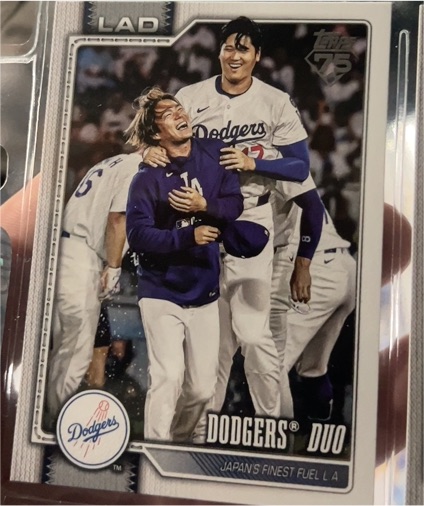 2026 Topps Series 1 #265 Dodgers Duo — front