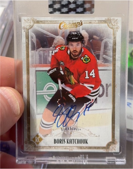 2021-22 Upper Deck Clear Cut Champs #C-BK Boris Katchouk — front