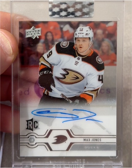 2019-20 Upper Deck Clear Cut #CC-MJ Max Jones — front