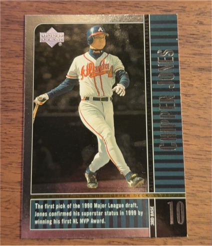 2000 Upper Deck Legends #11 Chipper Jones — front