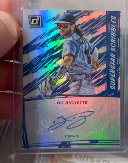 2022 Donruss Superstar Scribbles #SUP-BB Bo Bichette — front