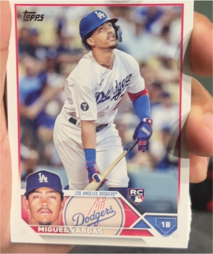 2023 Topps Series 1 #LAD-16 Miguel Vargas — front