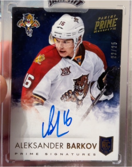 2013-14 Panini Prime #22 Aleksander Barkov — front