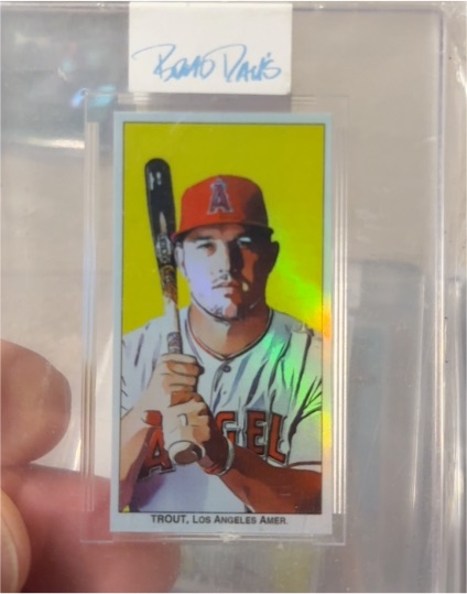 2024 Topps T206 Mike Trout — front