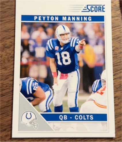 2011 Score #128 Peyton Manning — front