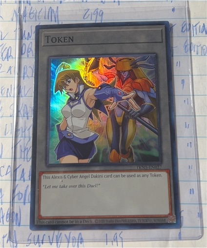 Yu-Gi-Oh! TKN5-EN027 Alexis & Cyber Angel Dakini Token — front
