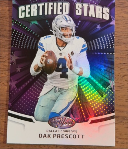 2025 Panini Certified Stars #CST-DPT Dak Prescott — front