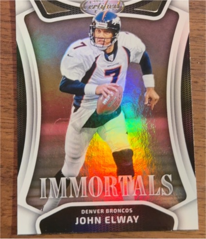 2025 Panini Certified Immortals #IM-JEY John Elway — front