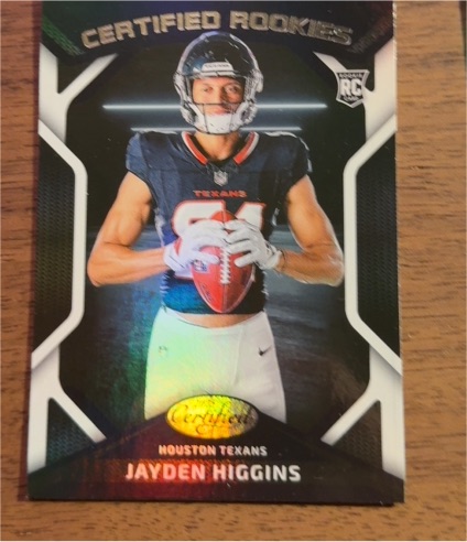 2025 Panini Certified #CRK-JHS Jayden Higgins — front