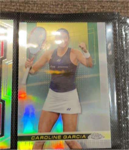 2024 Topps Chrome Tennis #14 Caroline Garcia — front