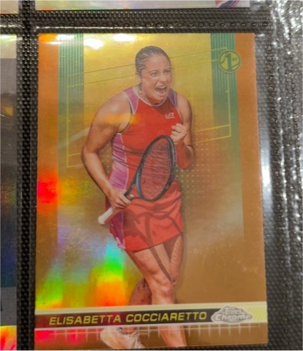 2024 Topps Chrome #117 Elisabetta Cocciaretto — front