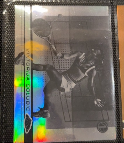 2024 Topps Chrome Tennis #4 Viktorija Golubic Negative Refractor — front