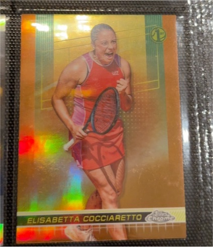 2024 Topps Chrome Tennis #117 Elisabetta Cocciaretto — front