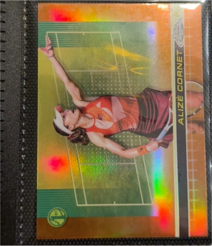 2024 Topps Chrome Tennis #90 Alizé Cornet — front