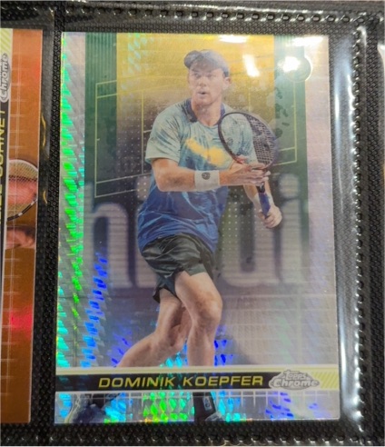 2024 Topps Chrome Tennis #94 Dominik Koepfer — front