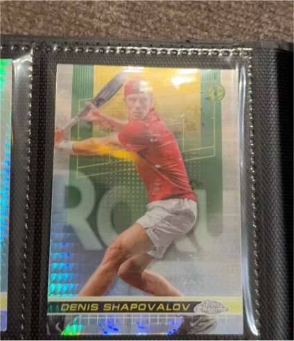 2024 Topps Chrome Tennis #23 Denis Shapovalov — front