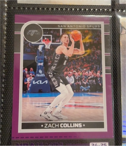2024-25 Panini NBA Hoops #57 Zach Collins — front