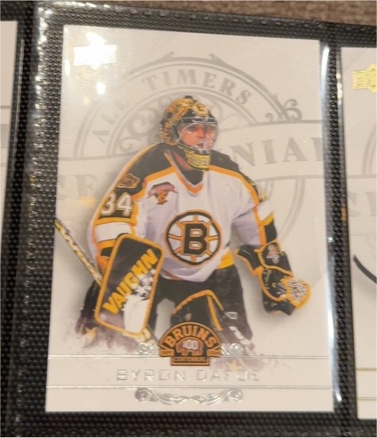 2023-24 Upper Deck Boston Bruins Centennial #12 Byron Dafoe — front