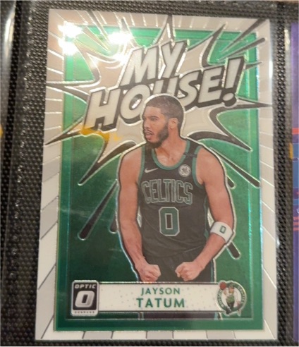 2020-21 Panini Donruss Optic #1 Jayson Tatum My House — front
