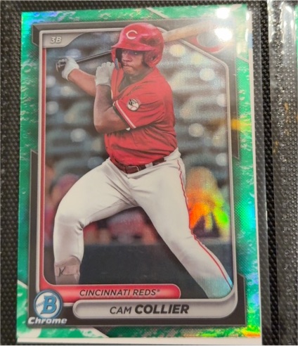 2024 Bowman Chrome #BCP-13 Cam Collier — front