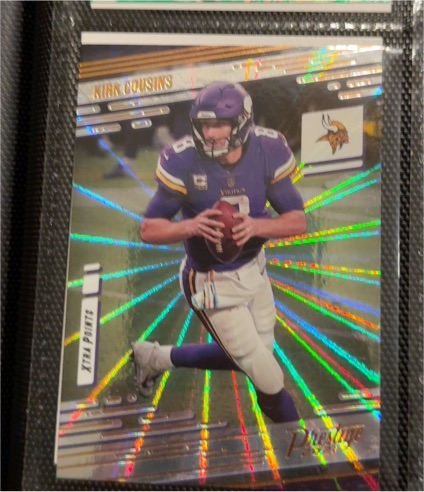 2021 Panini Prestige #159 Kirk Cousins Xtra Points Astral — front