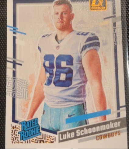 2023 Panini Donruss #18 Luke Schoonmaker Rated Rookie Portrait — front