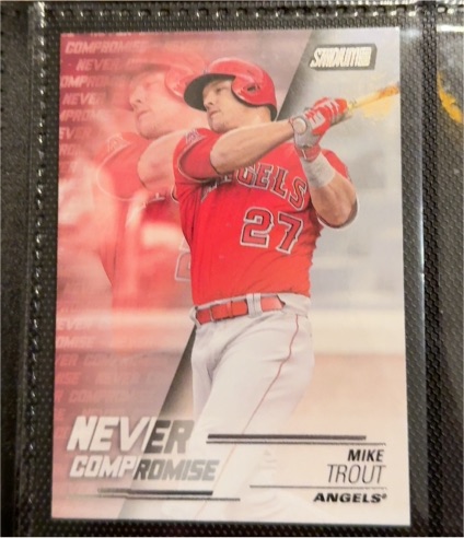 2018 Topps Stadium Club #NC-MT Mike Trout — front