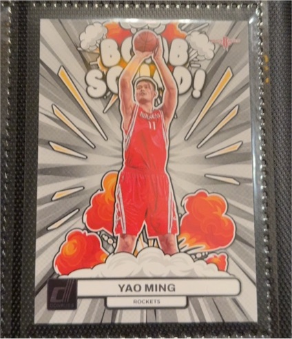 2023-24 Donruss Bomb Squad #18 Yao Ming Houston Rockets — front