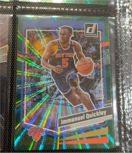 2023-24 Panini Donruss #21 Immanuel Quickley — front