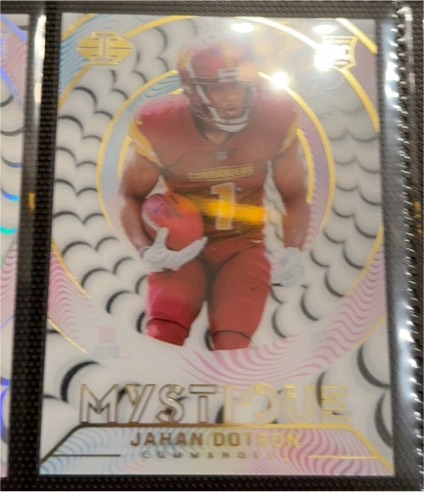 2022 Panini Illusions #M-11 Jahan Dotson Mystique — front