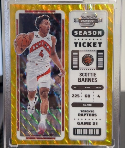 2022-23 Panini Contenders Optic Season Ticket #17 Scottie Barnes — front