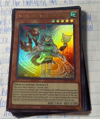 2020 Yu-Gi-Oh! CH02-EN012 Aussa the Earth Channeler — front