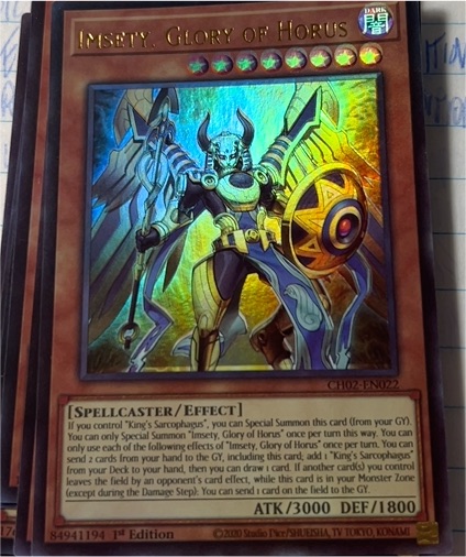Imsety, Glory of Horus CH02-EN022 — front