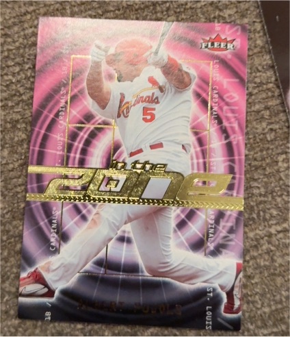 2007 Fleer In The Zone #IZ-AP Albert Pujols — front