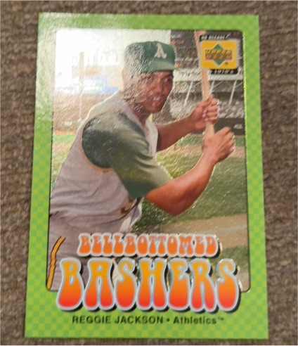 2001 Upper Deck Decade 1970's Bellbottomed Bashers #BB1 Reggie Jackson — front