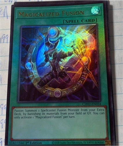 2020 Yu-Gi-Oh! CH02-EN034 Magicalized Fusion — front