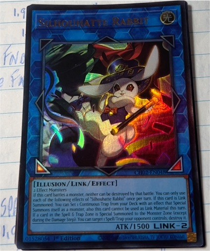 Yu-Gi-Oh! CH02-EN048 Silhouhatte Rabbit — front