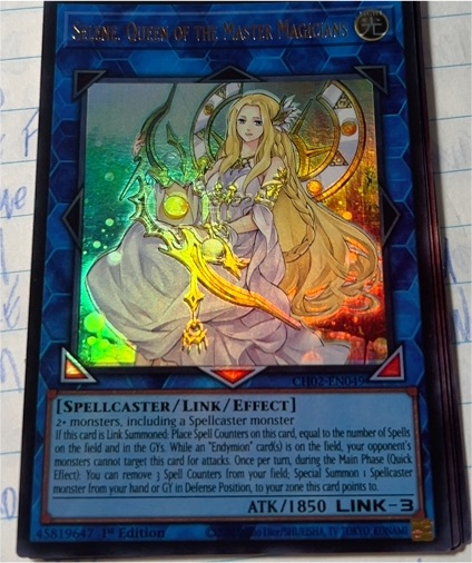 Yu-Gi-Oh! CH02-EN049 Selene, Queen of the Master Magicians — front