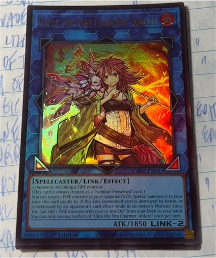 2020 Yu-Gi-Oh! RA04-EN074 Hiita the Fire Charmer, Ablaze — front