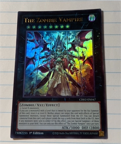 Yu-Gi-Oh! The Zombie Vampire CH02-EN047 — front
