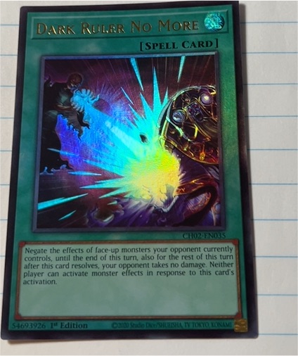 2020 Yu-Gi-Oh! CH02-EN035 Dark Ruler No More — front
