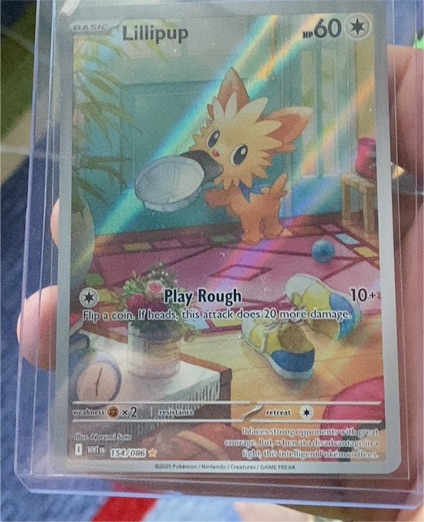 2025 Pokémon SV: White Flare #154 Lillipup — front